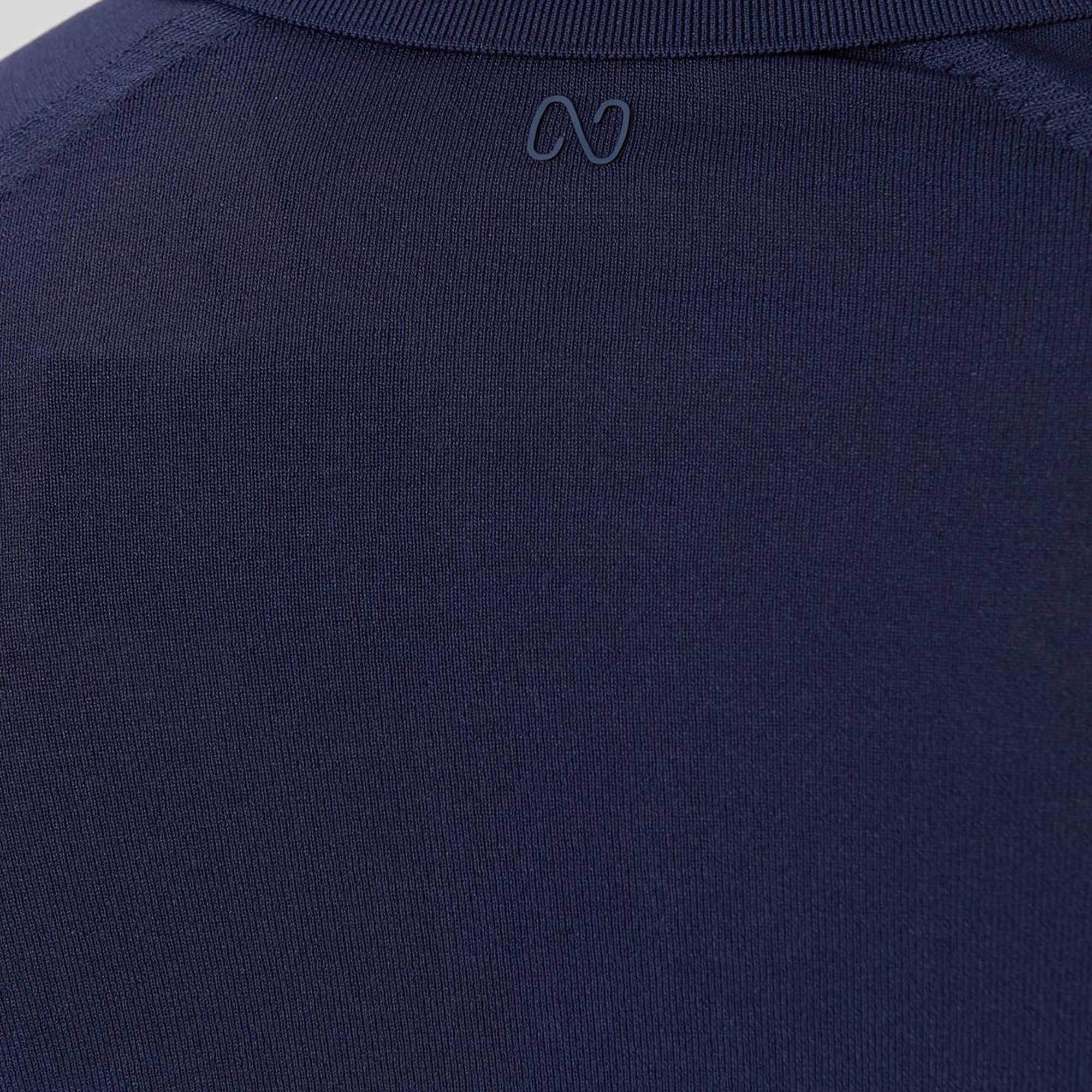 Network Erkek Lacivert Polo Yaka Triko Kazak