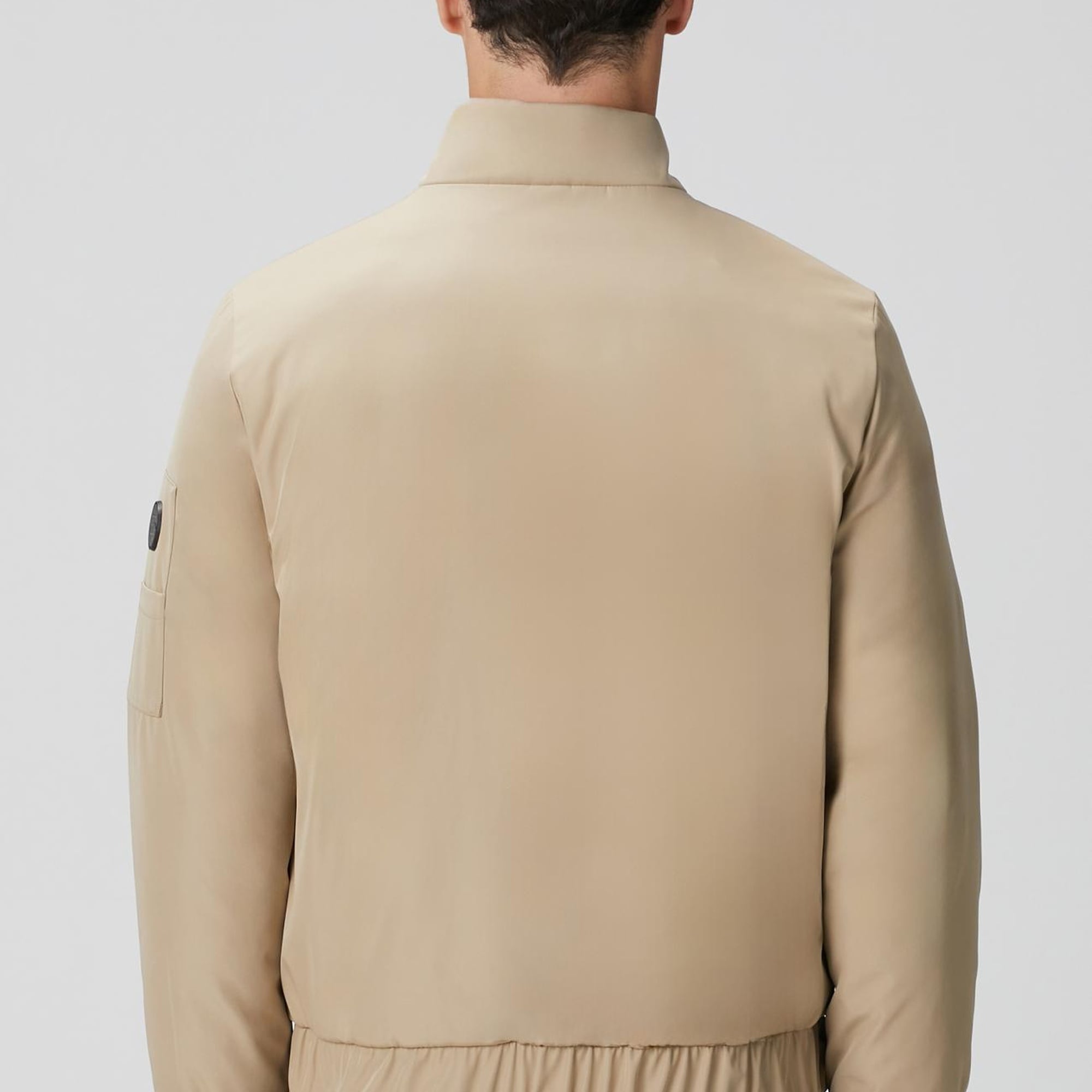 Network Erkek Koyu Bej İç Detaylı Kapitoneli Mont