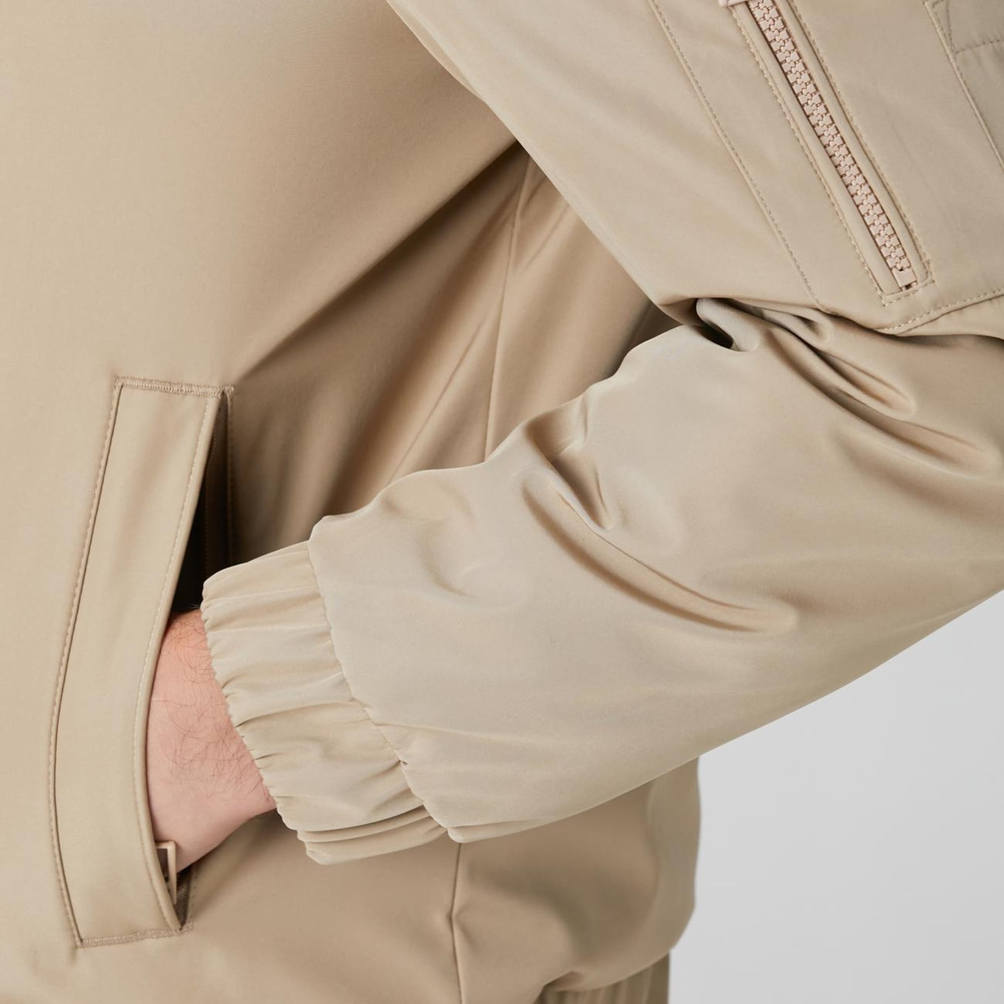 Network Erkek Koyu Bej İç Detaylı Kapitoneli Mont