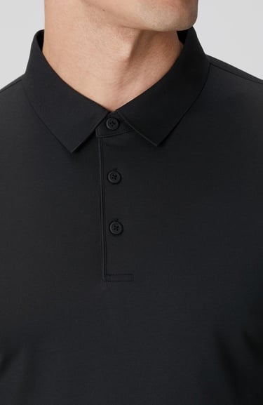  Network Erkek N-Tech Siyah Polo Yaka T-shirt