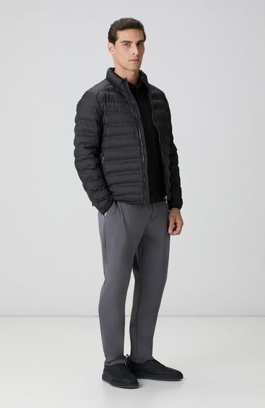  Network Erkek N-Tech Siyah Polo Yaka T-shirt