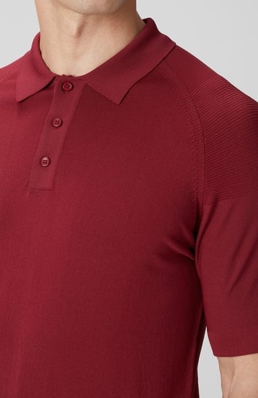  Network Erkek Bordo Polo Yaka Triko Kazak