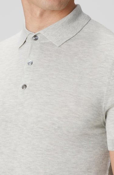  Network Erkek Gri Melanj Polo Yaka Basic Kazak
