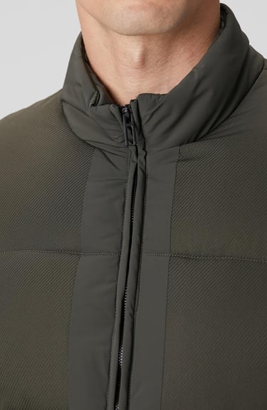  Network Erkek Haki N-Tech Dik Yaka Puffer Mont