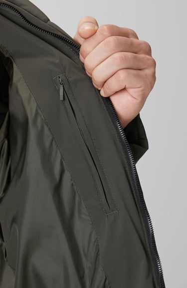  Network Erkek Haki N-Tech Dik Yaka Puffer Mont