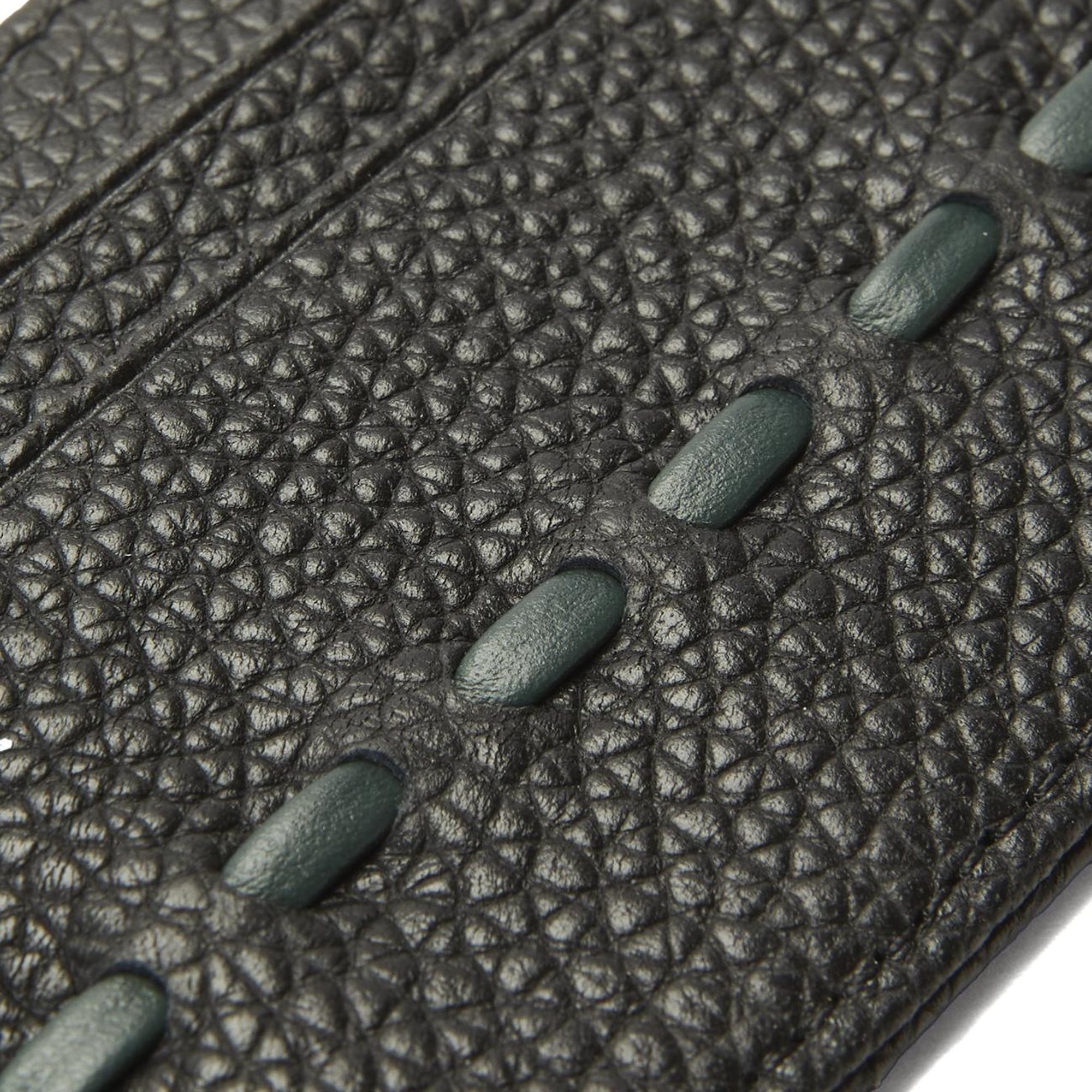 George Hogg Erkek Siyah Deri Kartlık