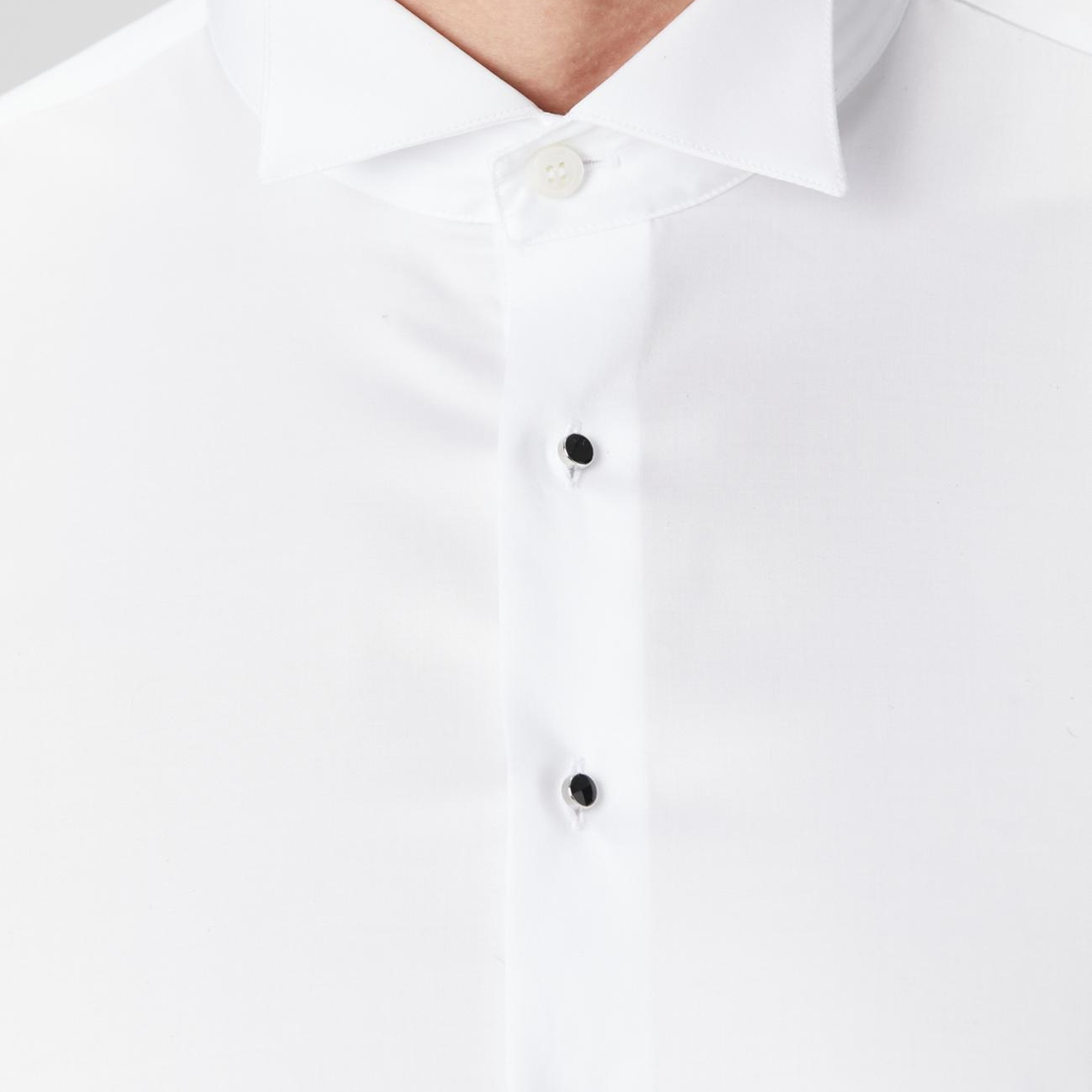 Network Erkek Beyaz Smokin Gömlek