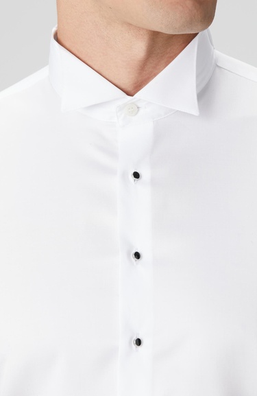  Network Erkek Beyaz Smokin Gömlek