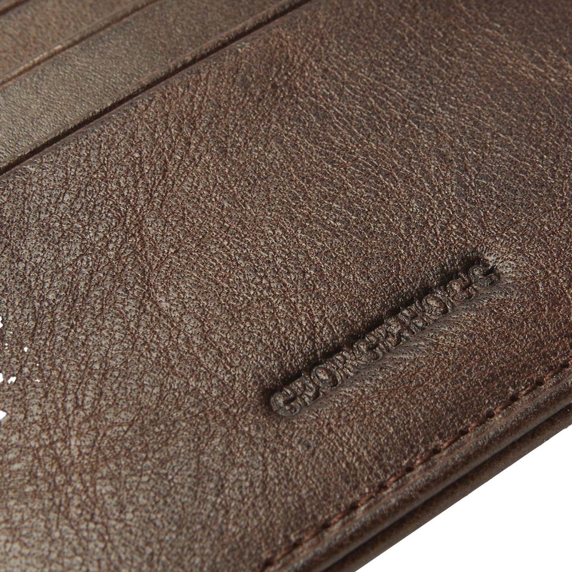 George Hogg Erkek Kahverengi Deri Kartlık