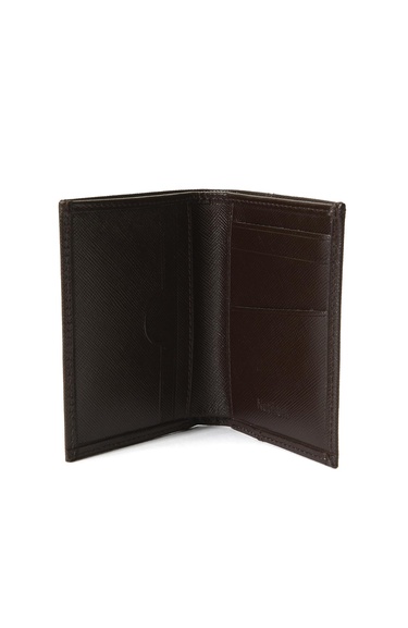  Network Erkek Kahverengi Deri Kartlık