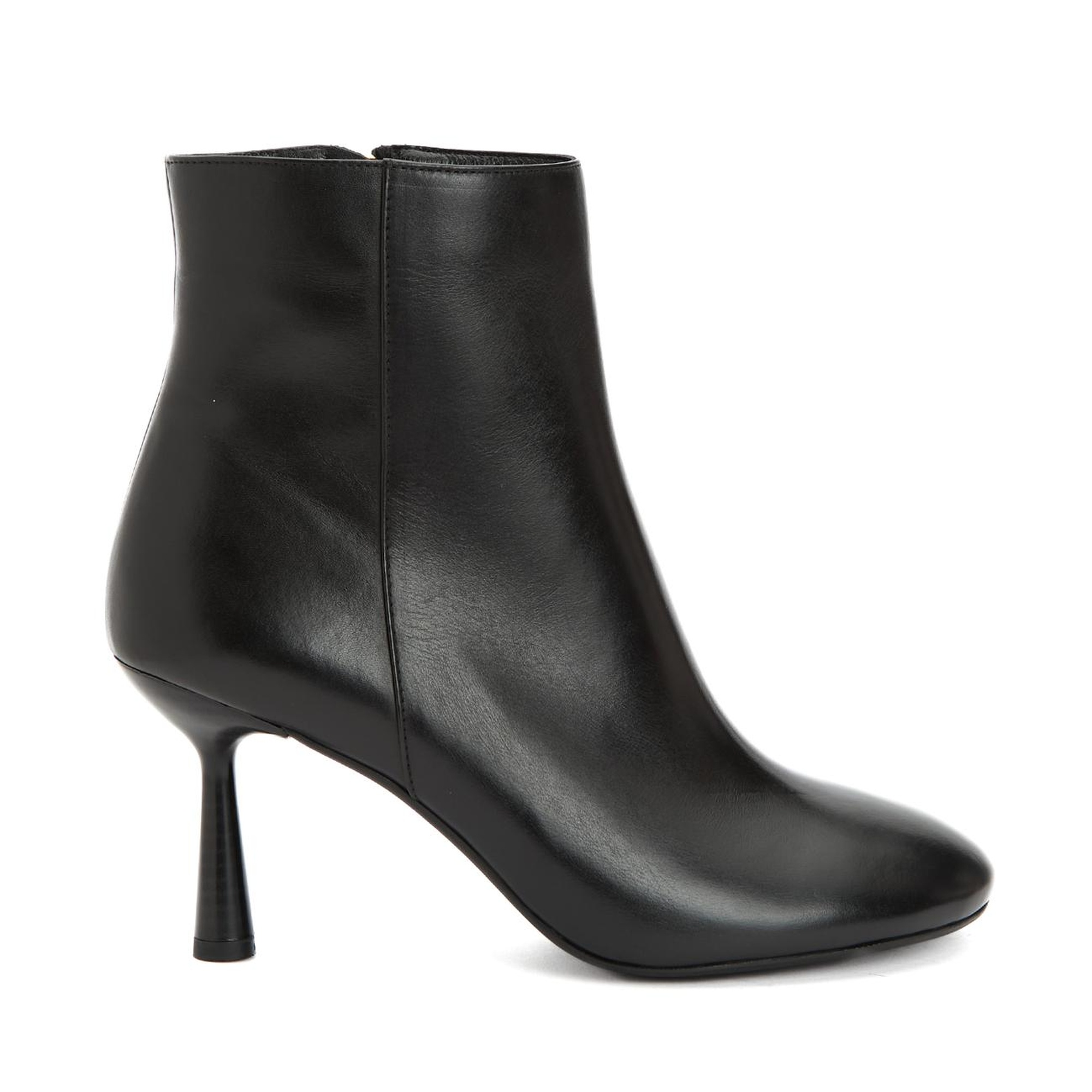 Divarese Kadın Siyah Deri Bot