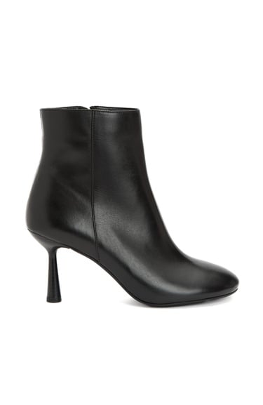  Divarese Kadın Siyah Deri Bot