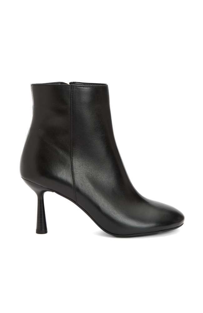  Divarese Kadın Siyah Deri Bot