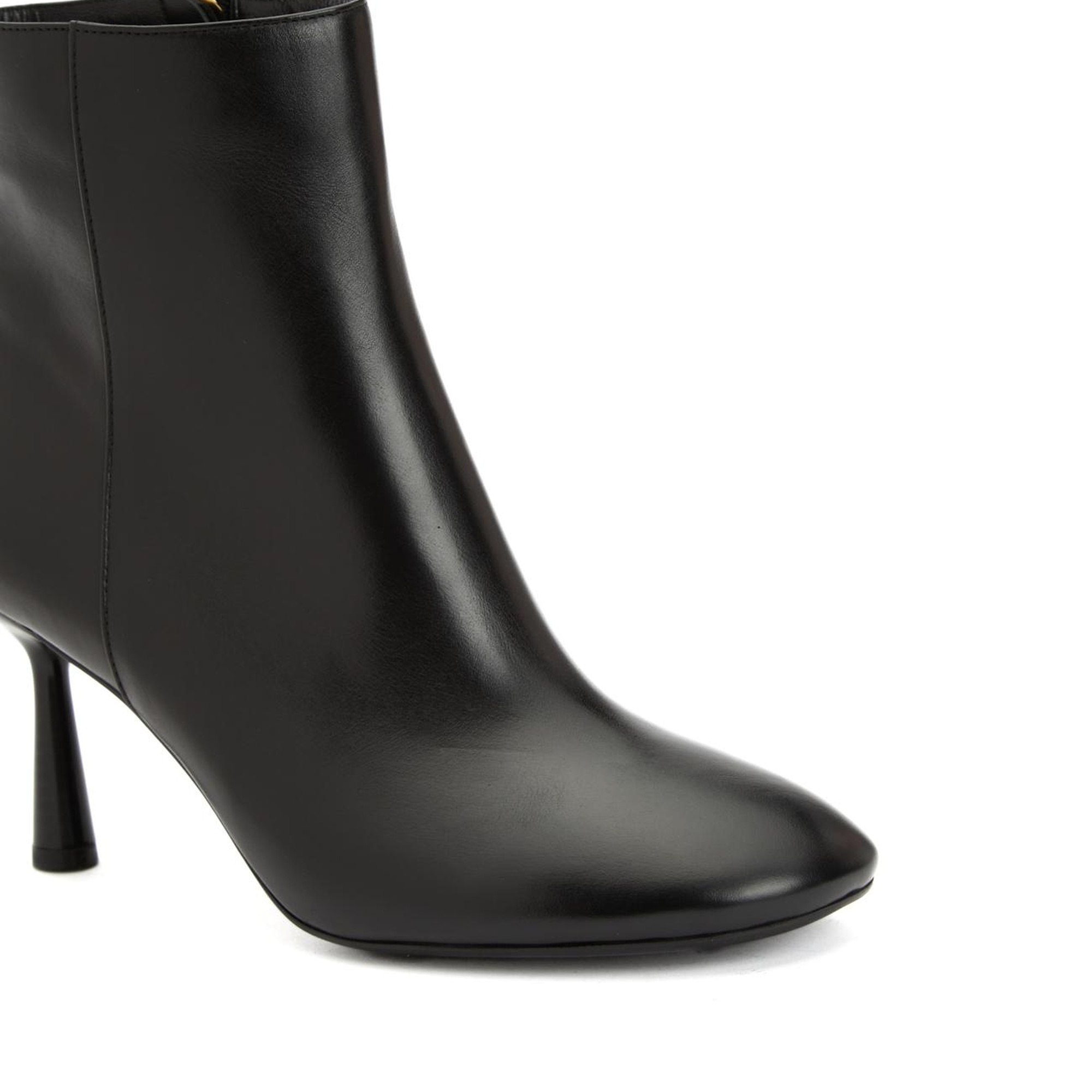 Divarese Kadın Siyah Deri Bot