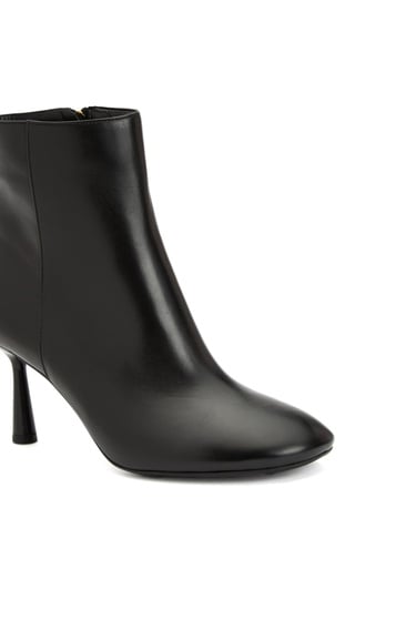  Divarese Kadın Siyah Deri Bot