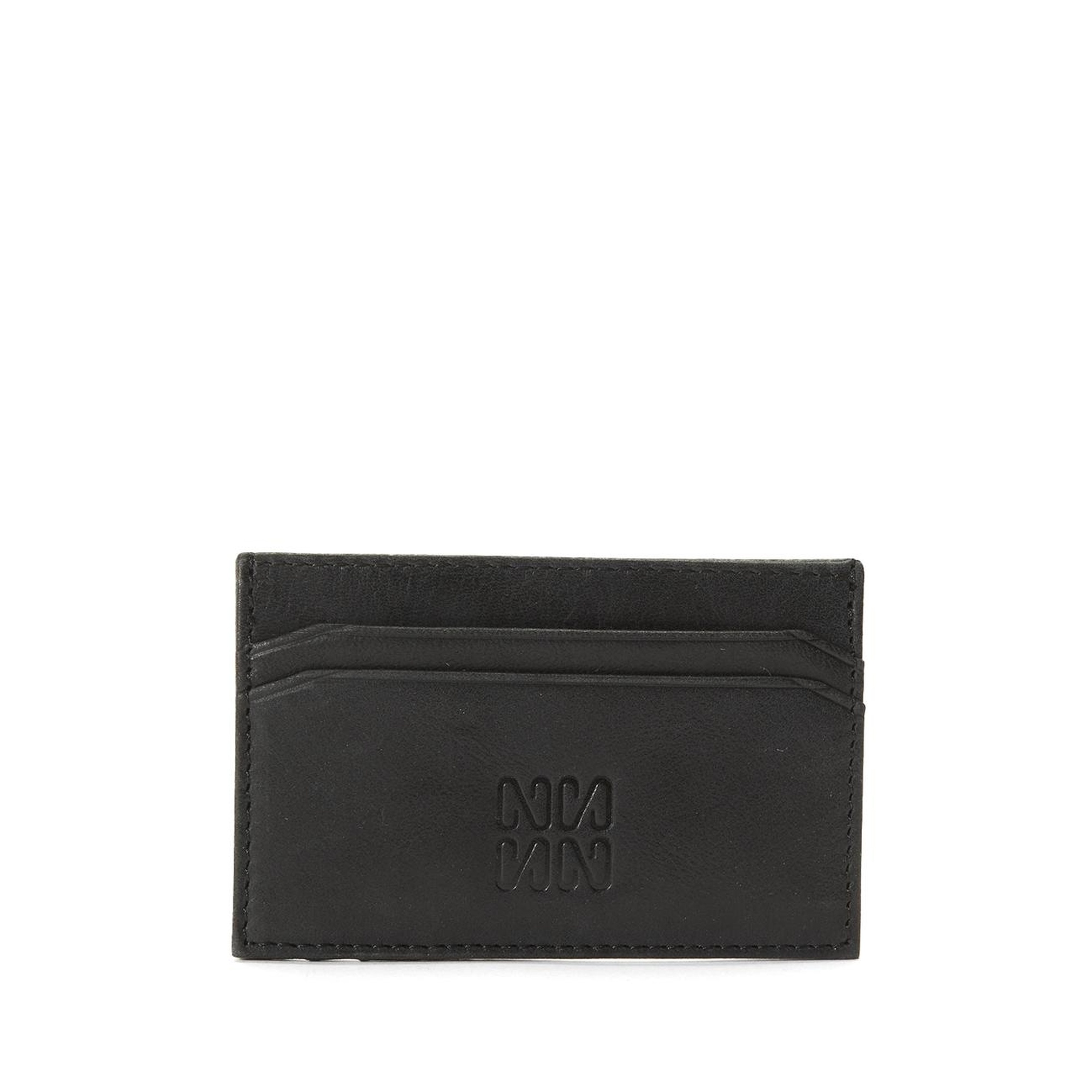 Network Erkek Siyah Deri Kartlık