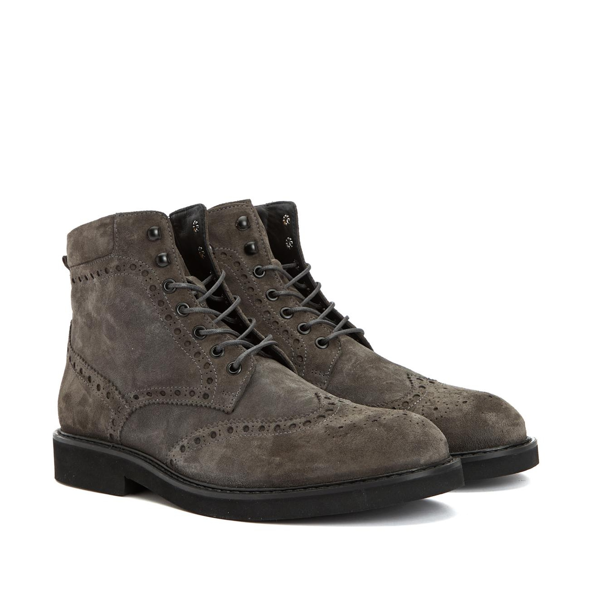 Divarese Erkek Antrasit Süet Bot