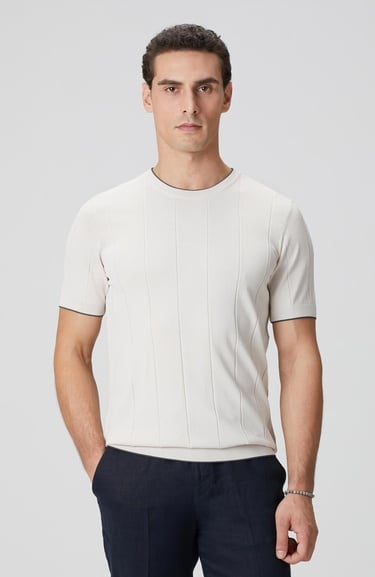  Network Erkek Taş Triko Kazak