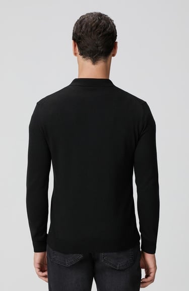  Network Erkek Siyah Triko Kazak