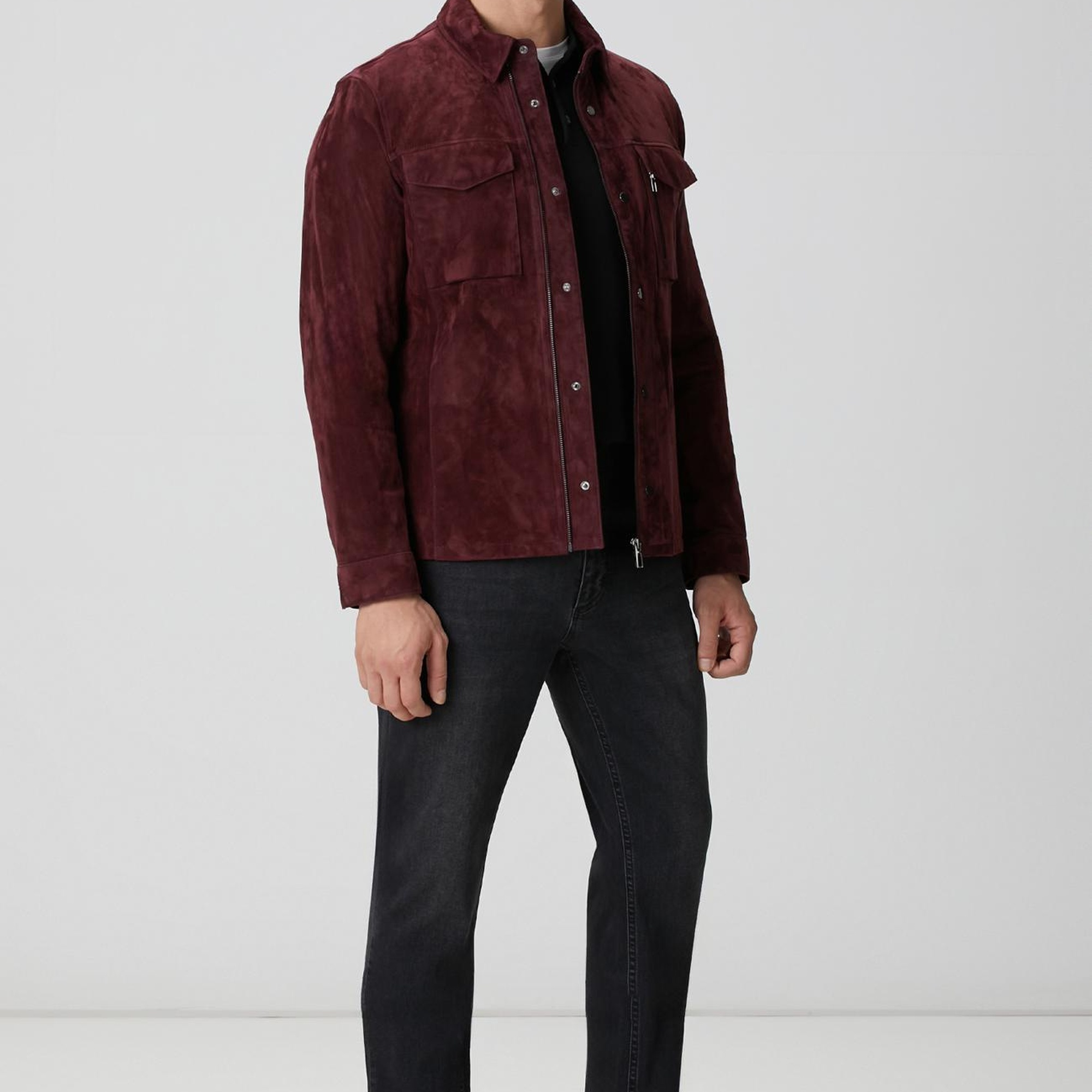 Network Erkek Siyah Triko Kazak