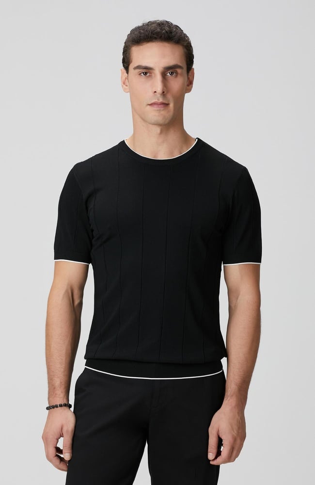  Network Erkek Siyah Triko Kazak