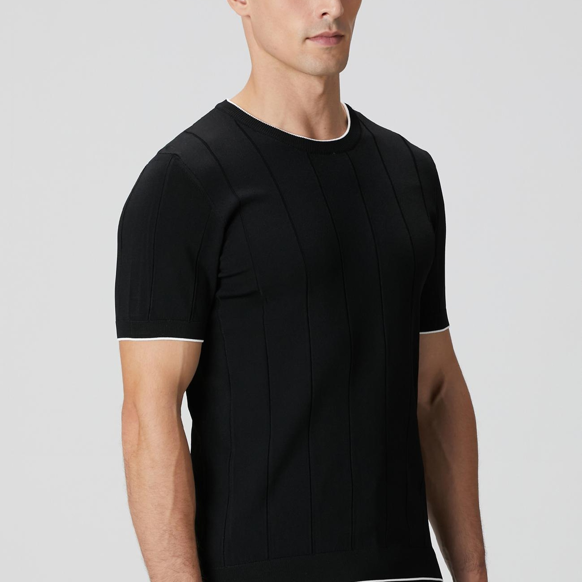 Network Erkek Siyah Triko Kazak