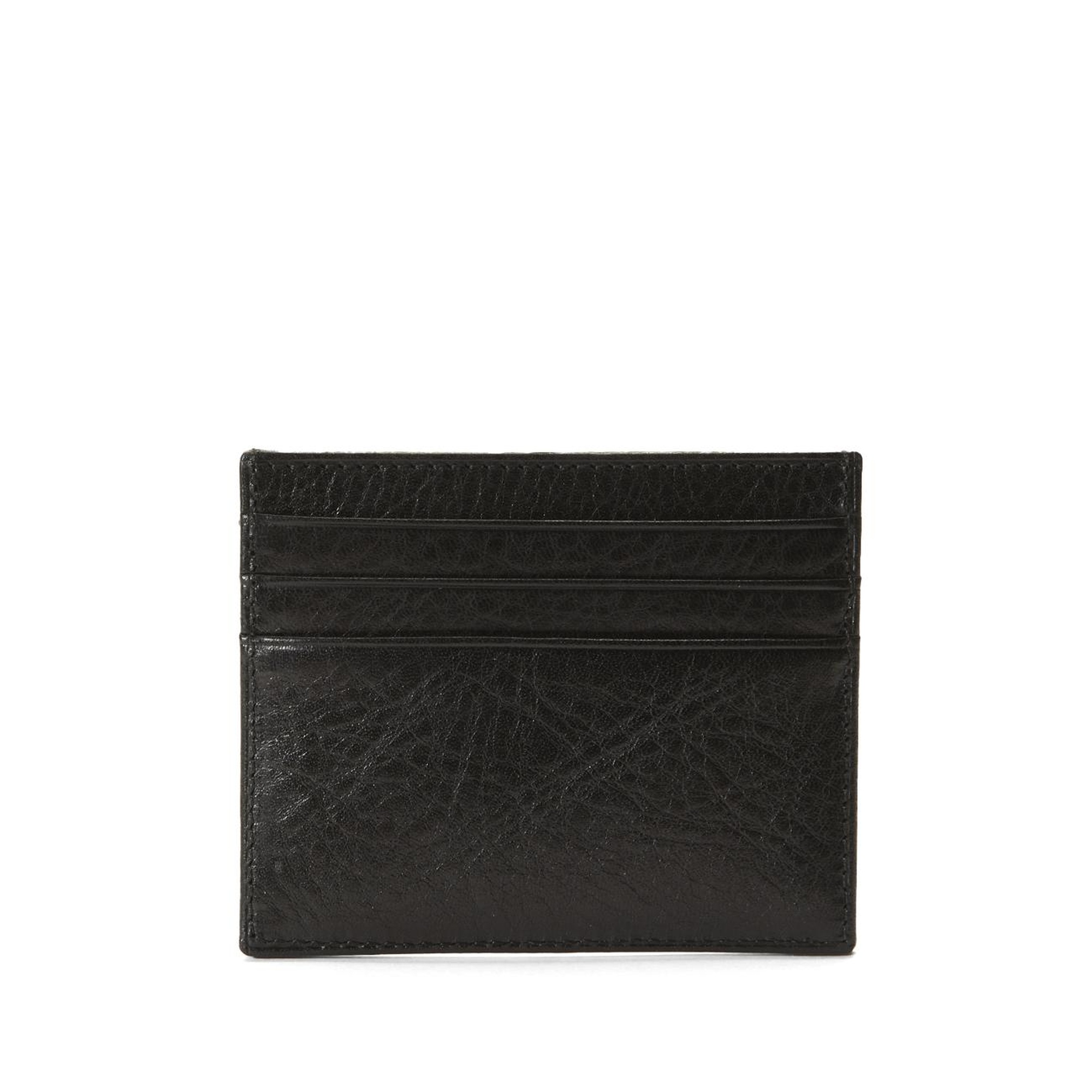 George Hogg Erkek Siyah Deri Kartlık