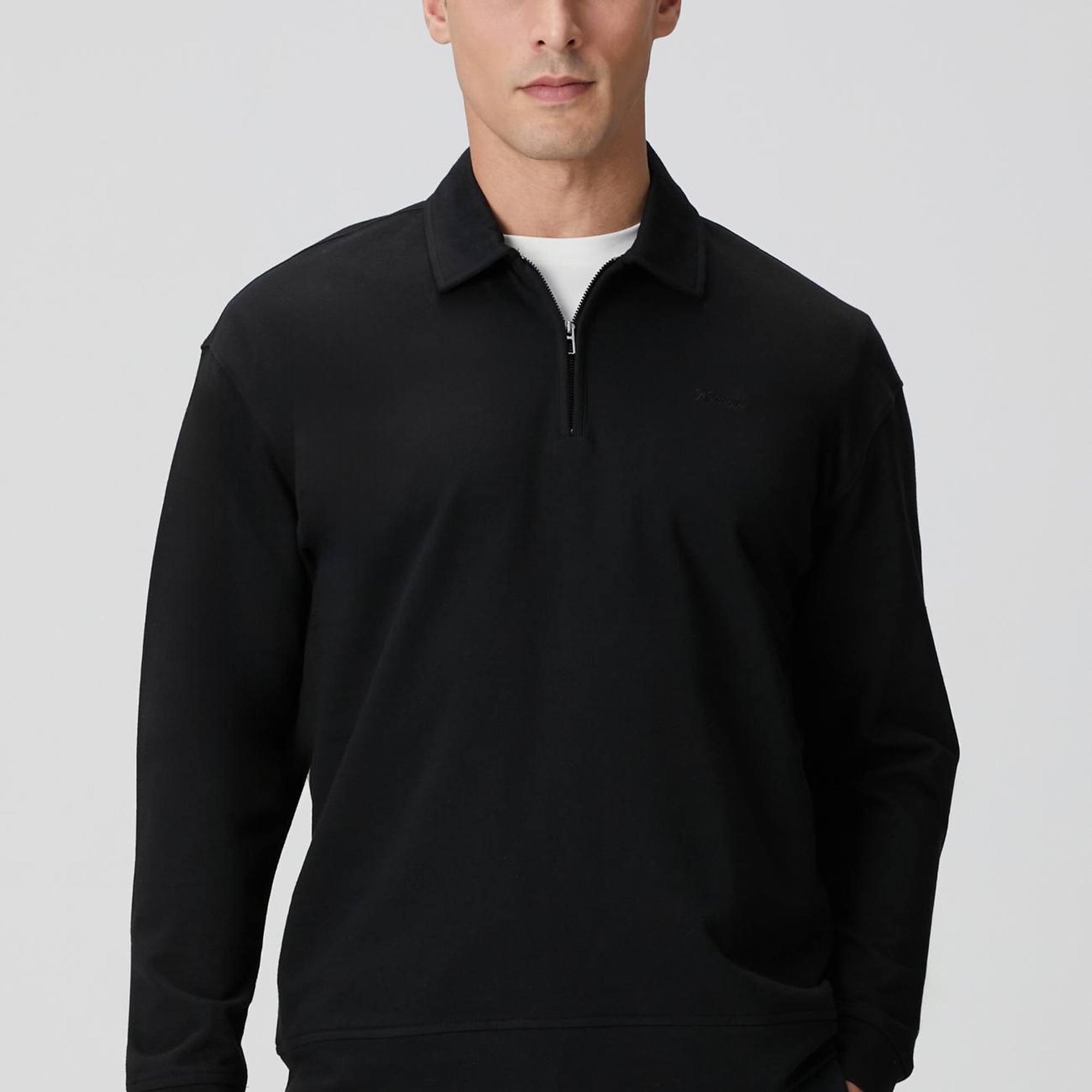 Network Erkek Siyah Sweatshirt