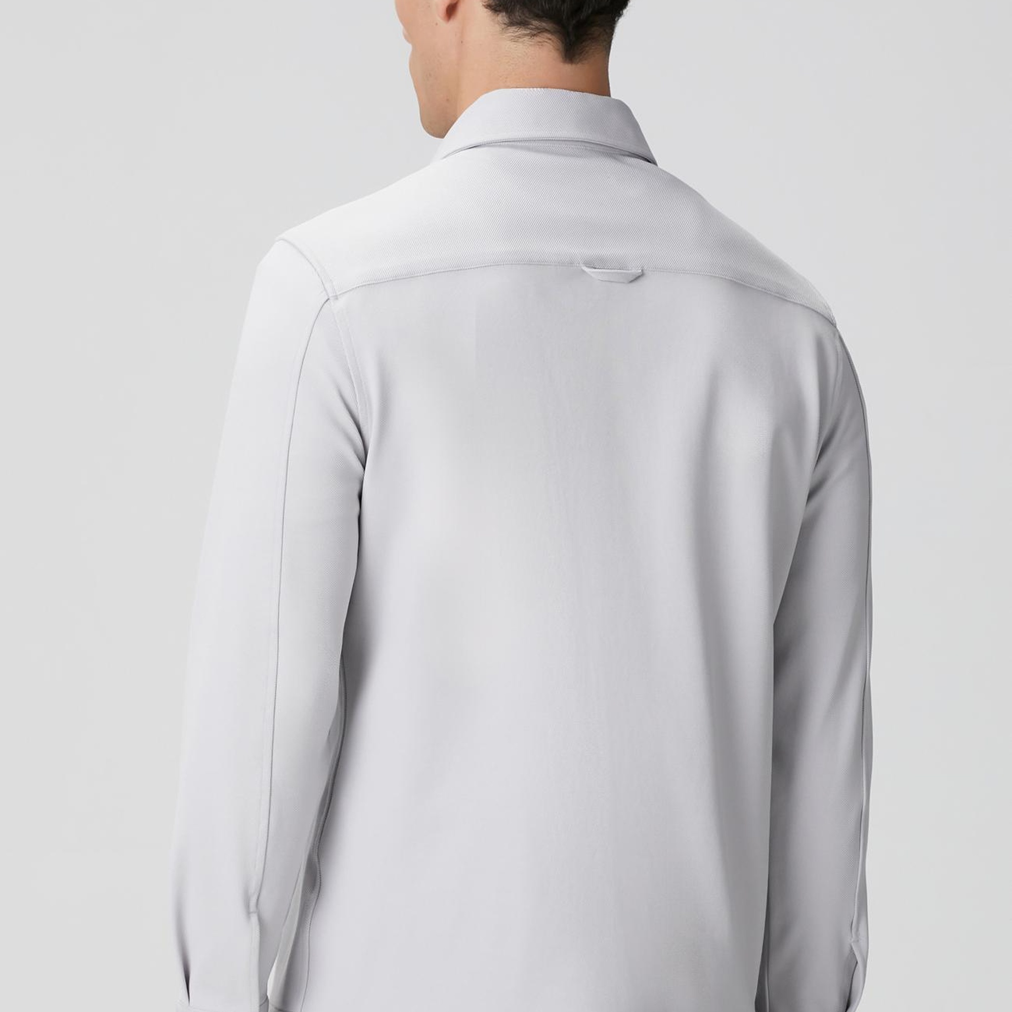 Network Erkek Gri Dış Gömlek