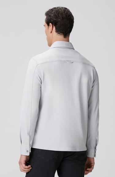  Network Erkek Gri Dış Gömlek
