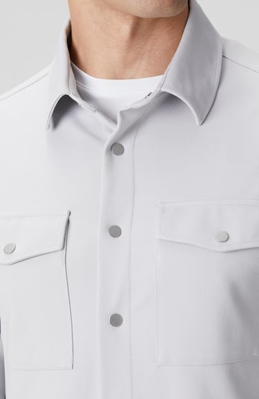  Network Erkek Gri Dış Gömlek