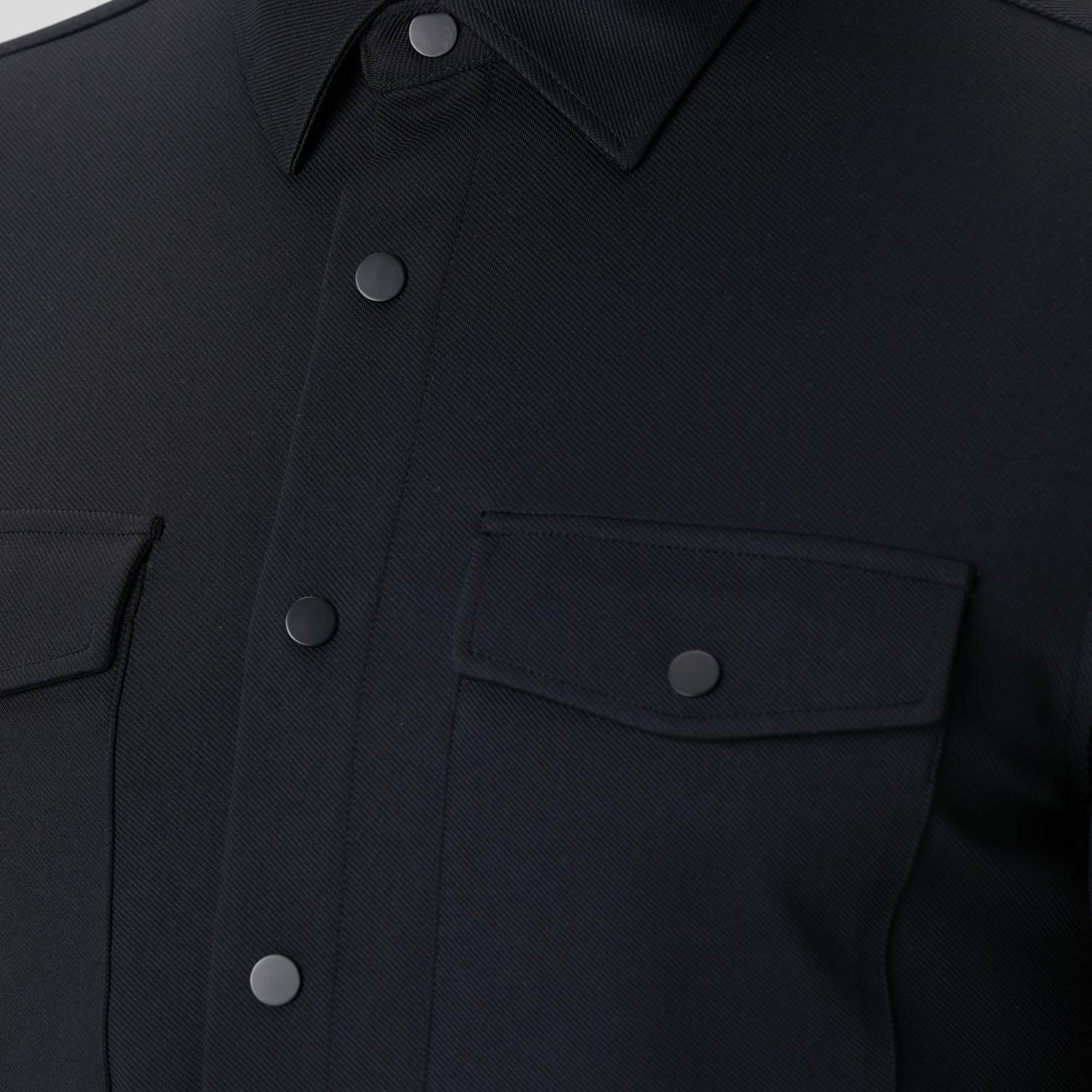 Network Erkek Siyah Dış Gömlek