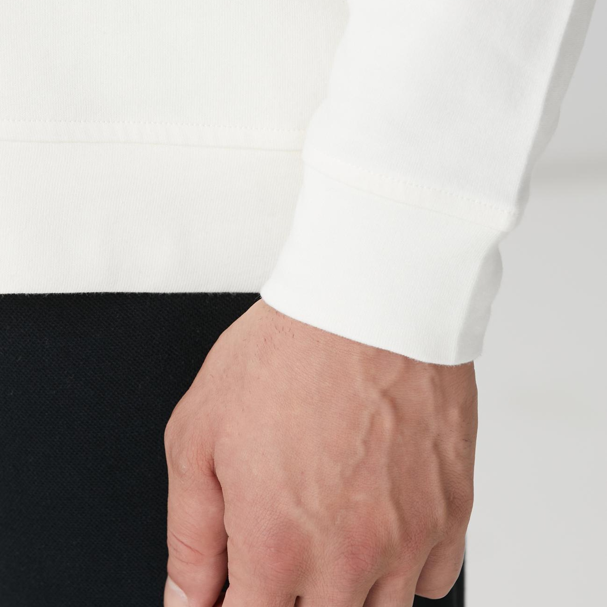 Network Erkek Kırık Beyaz Sweatshirt