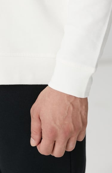  Network Erkek Kırık Beyaz Sweatshirt