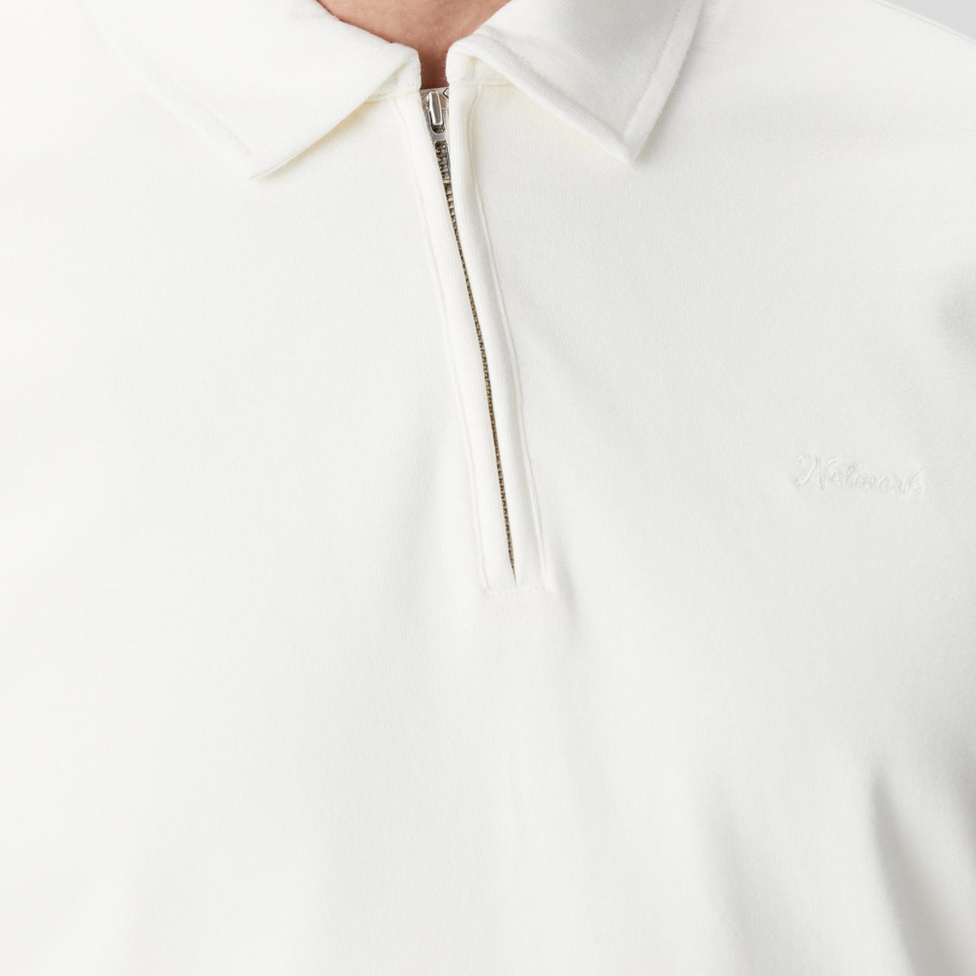 Network Erkek Kırık Beyaz Sweatshirt