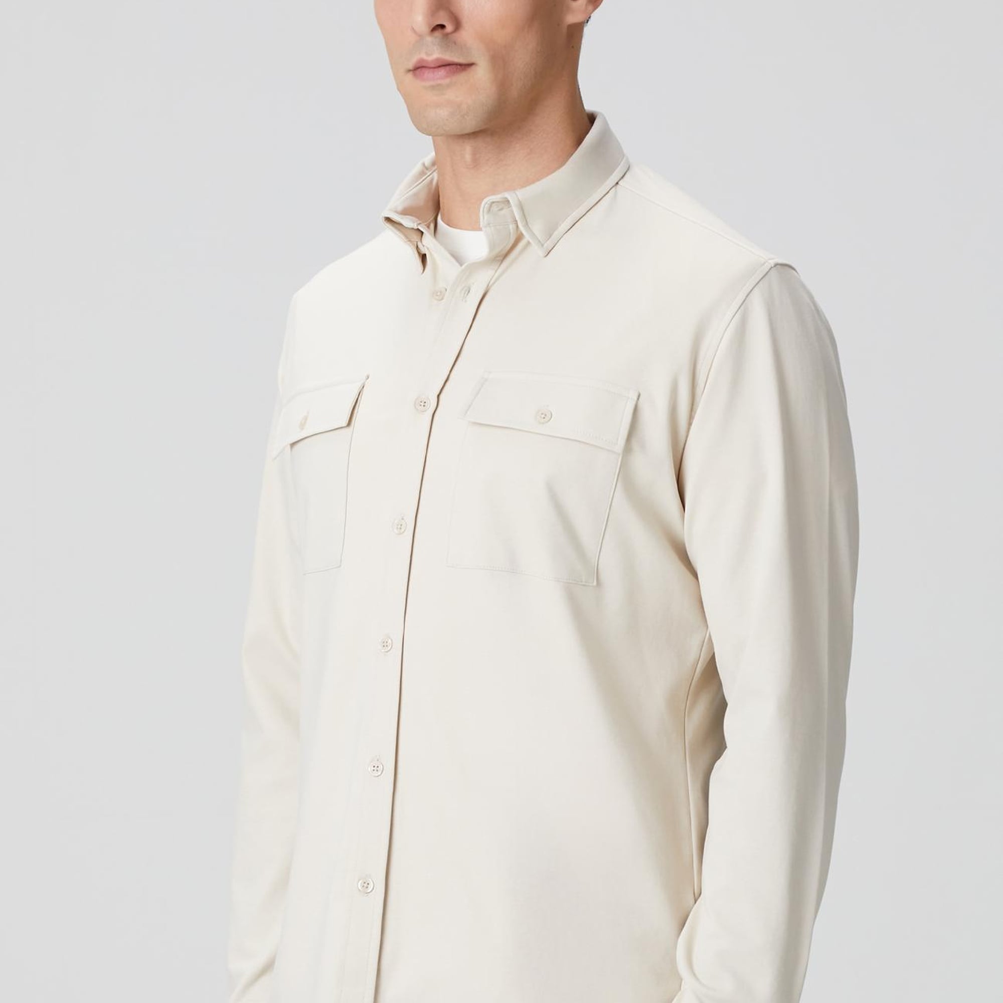 Network Erkek Bej Gömlek