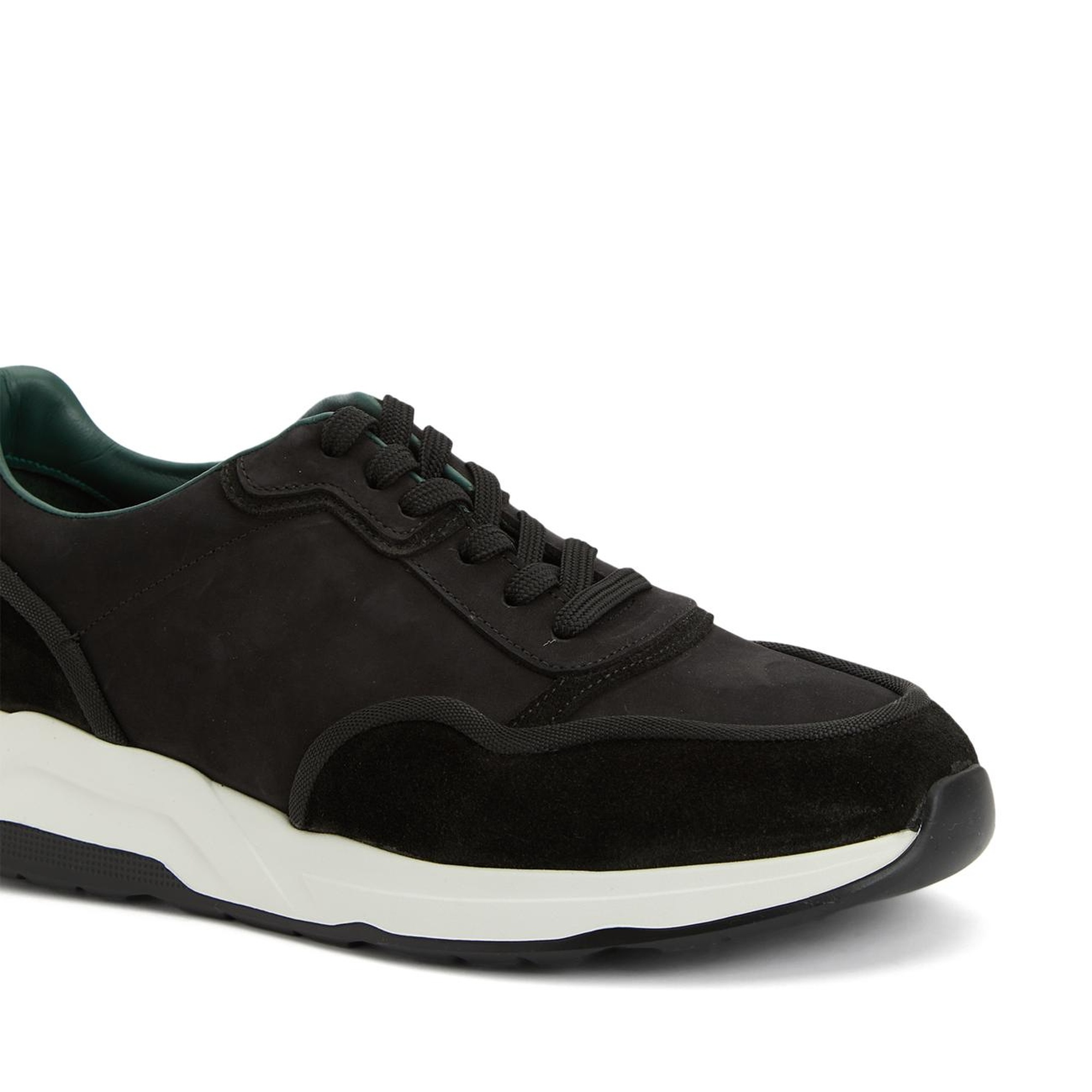 George Hogg Erkek Siyah Süet Sneaker