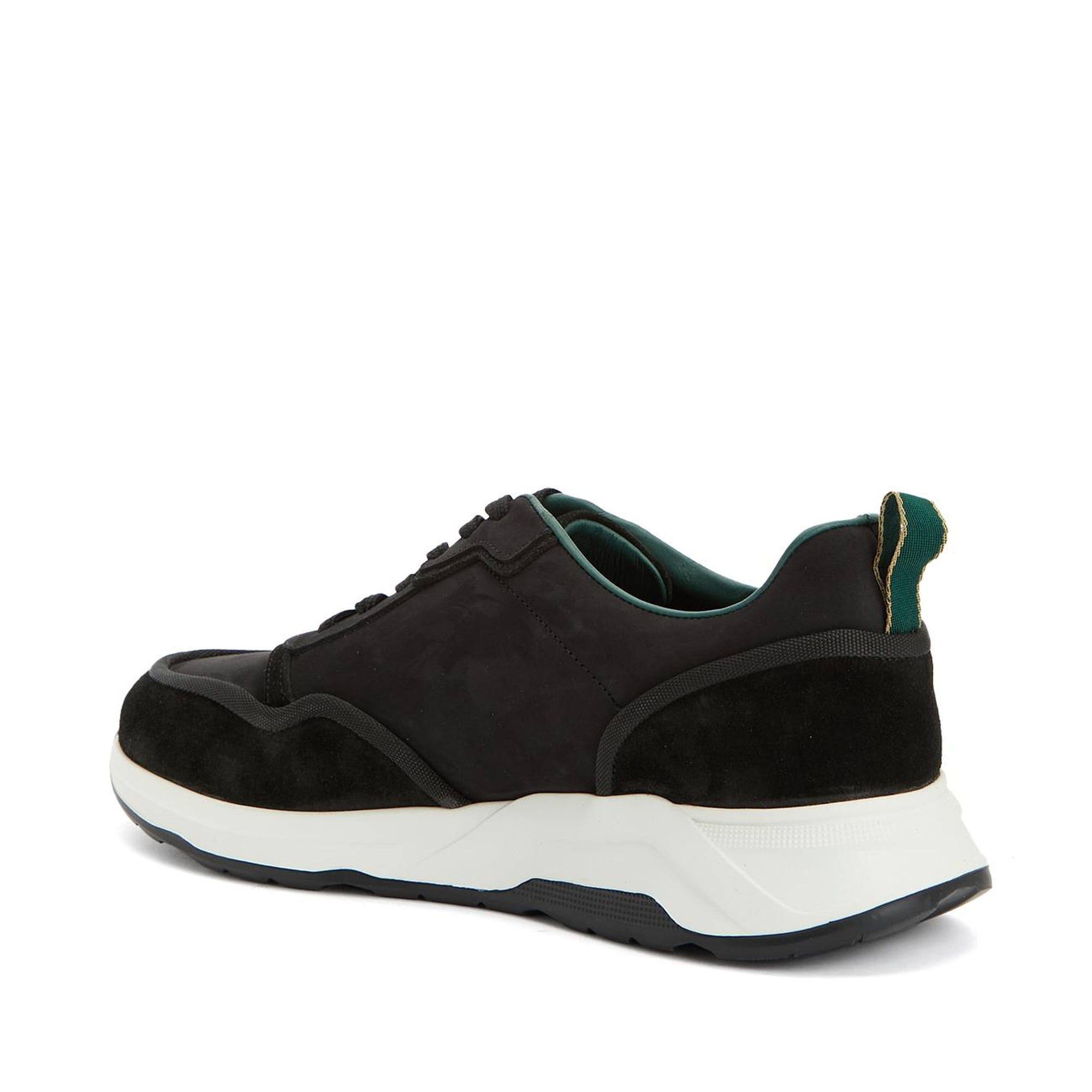 George Hogg Erkek Siyah Süet Sneaker