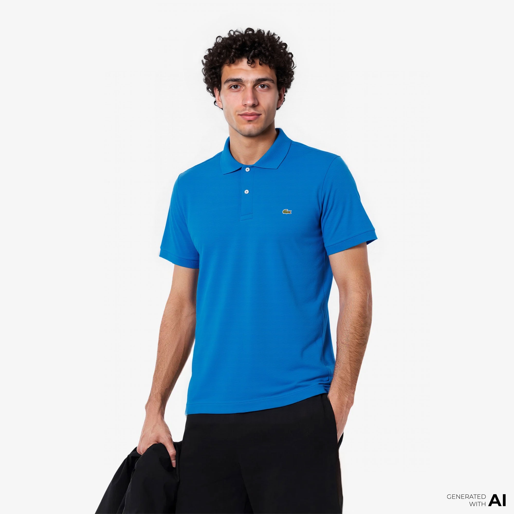 Lacoste L.12.12 Light Erkek Classic Fit Mavi Polo