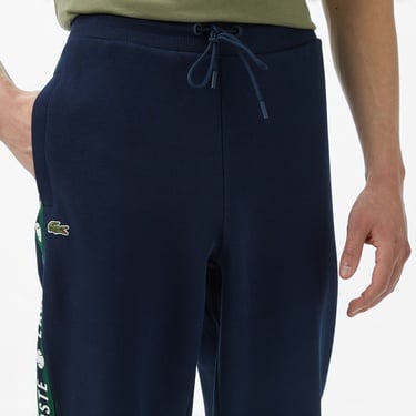  Erkek Regular Fit Baskılı Lacivert Eşofman Altı