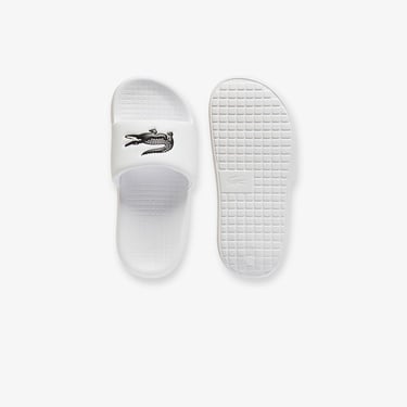  Lacoste Serve Slide 1.0 Çocuk Beyaz Terlik