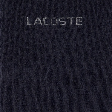  Lacoste Unisex Lacivert Babet Çorap