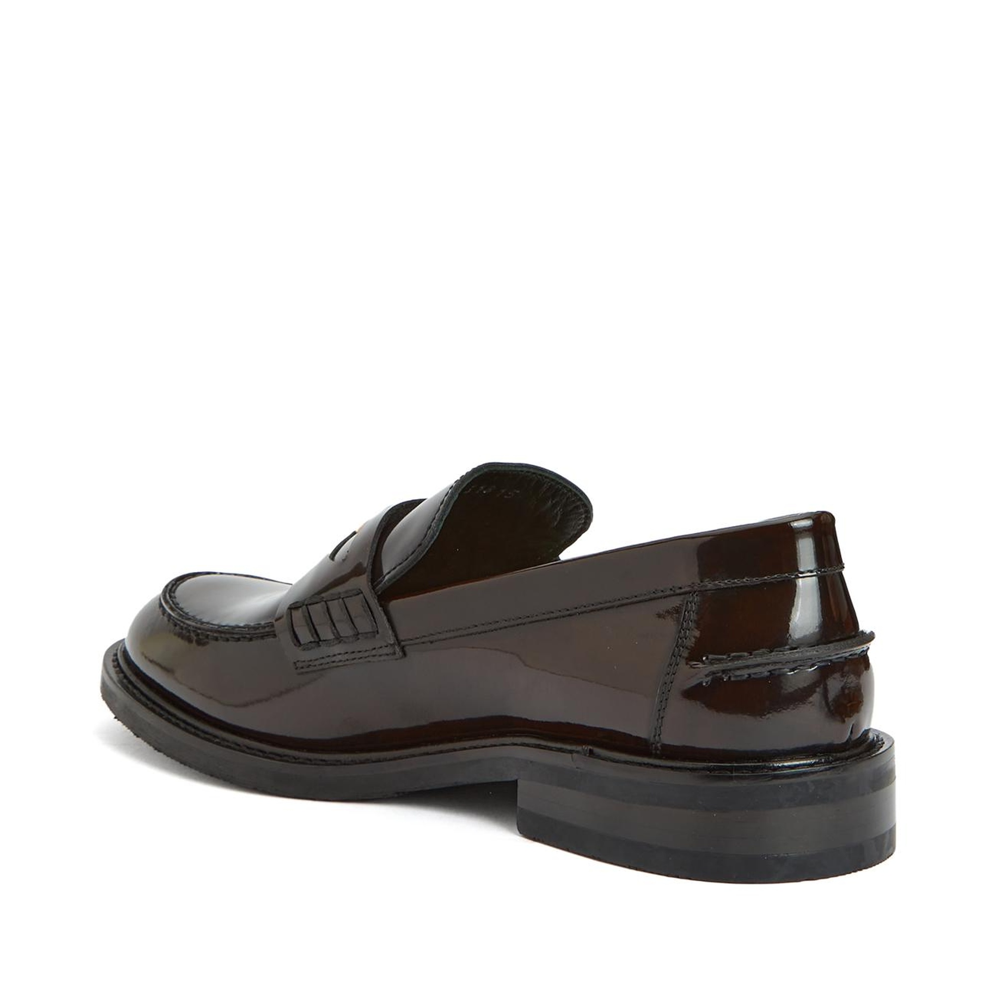 George Hogg Kadın Kahverengi Deri Loafer