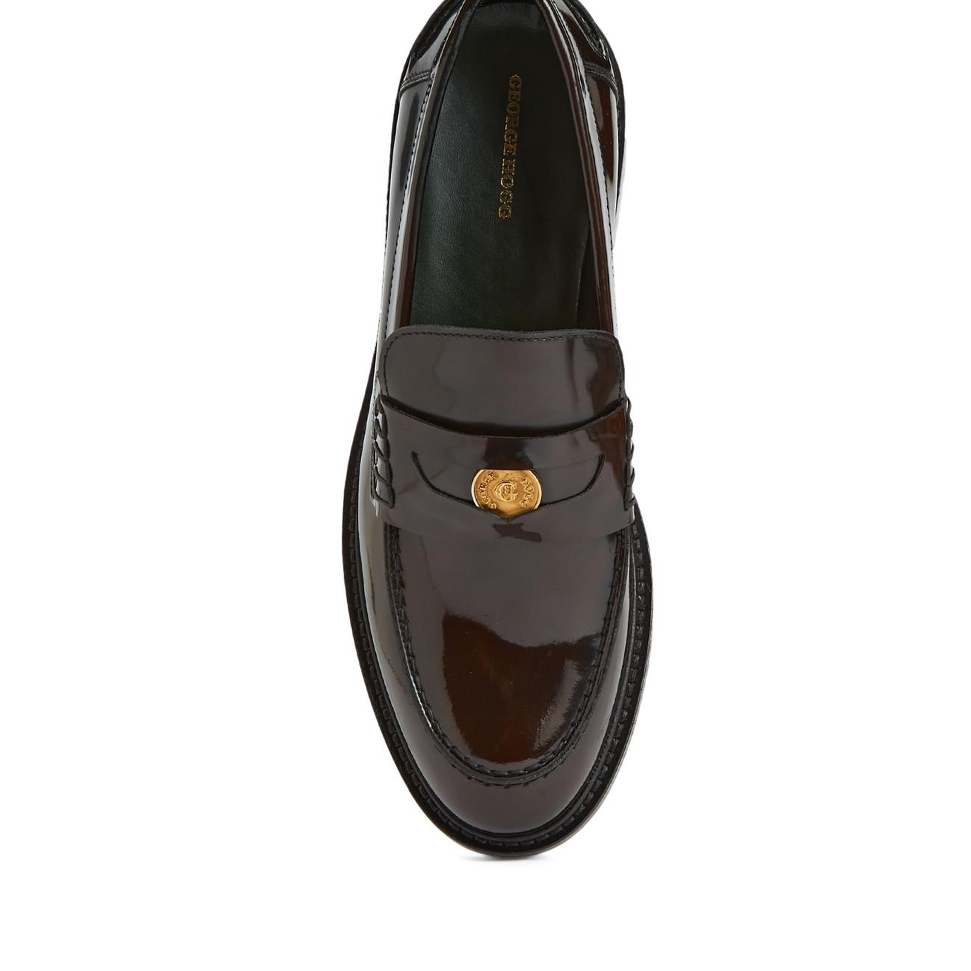 George Hogg Kadın Kahverengi Deri Loafer