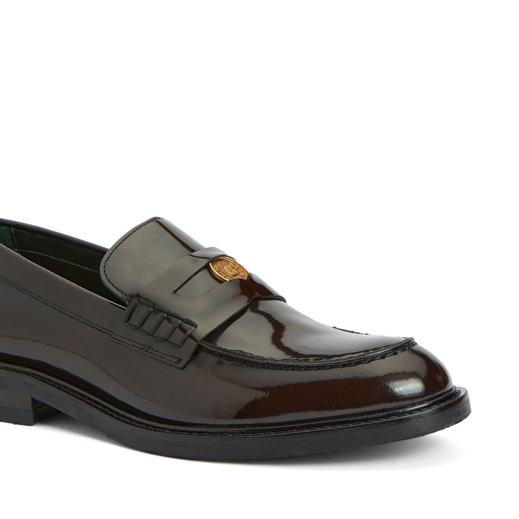 George Hogg Kadın Kahverengi Deri Loafer