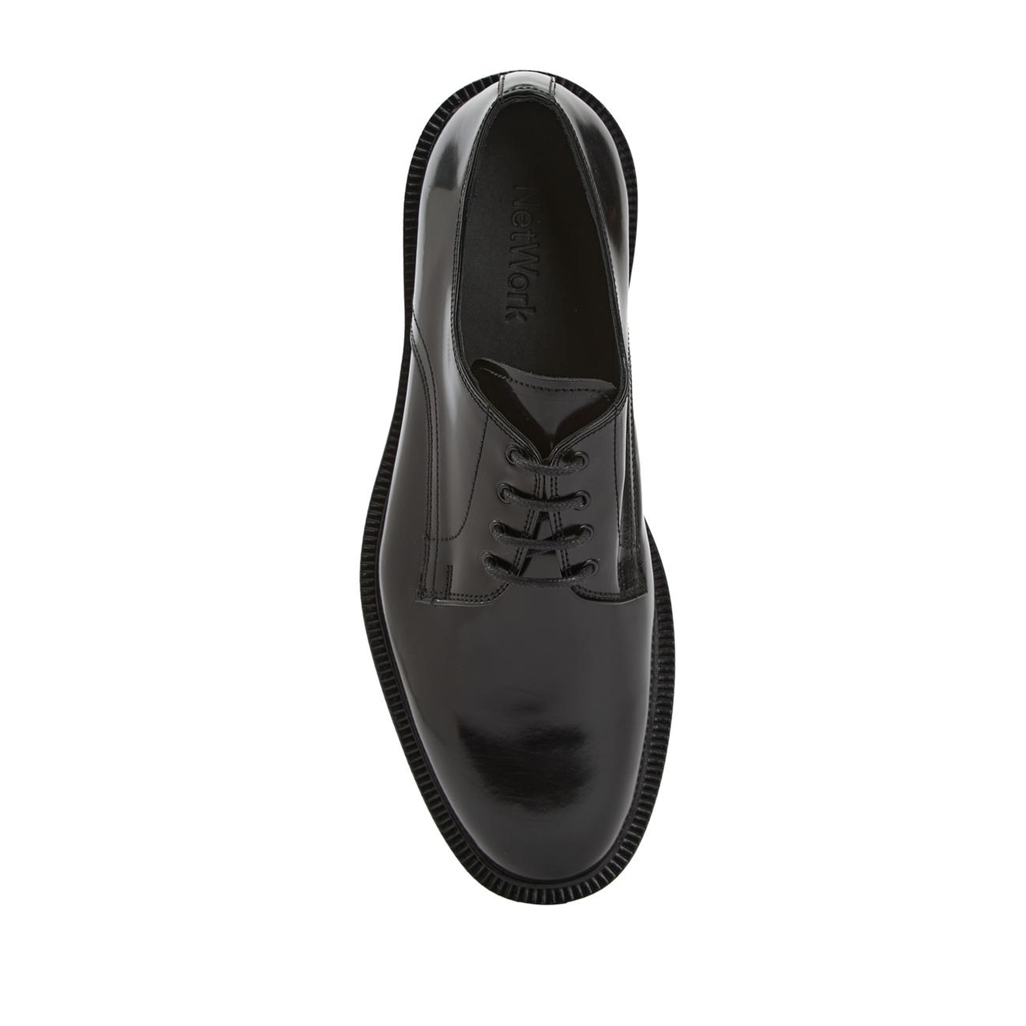 Network Erkek Siyah Deri Ayakkabı