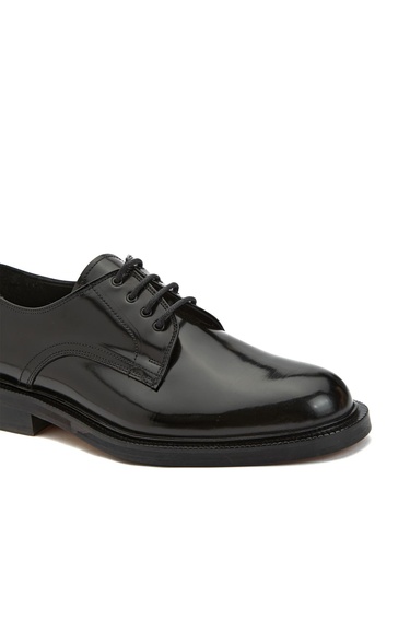  Network Erkek Siyah Deri Ayakkabı