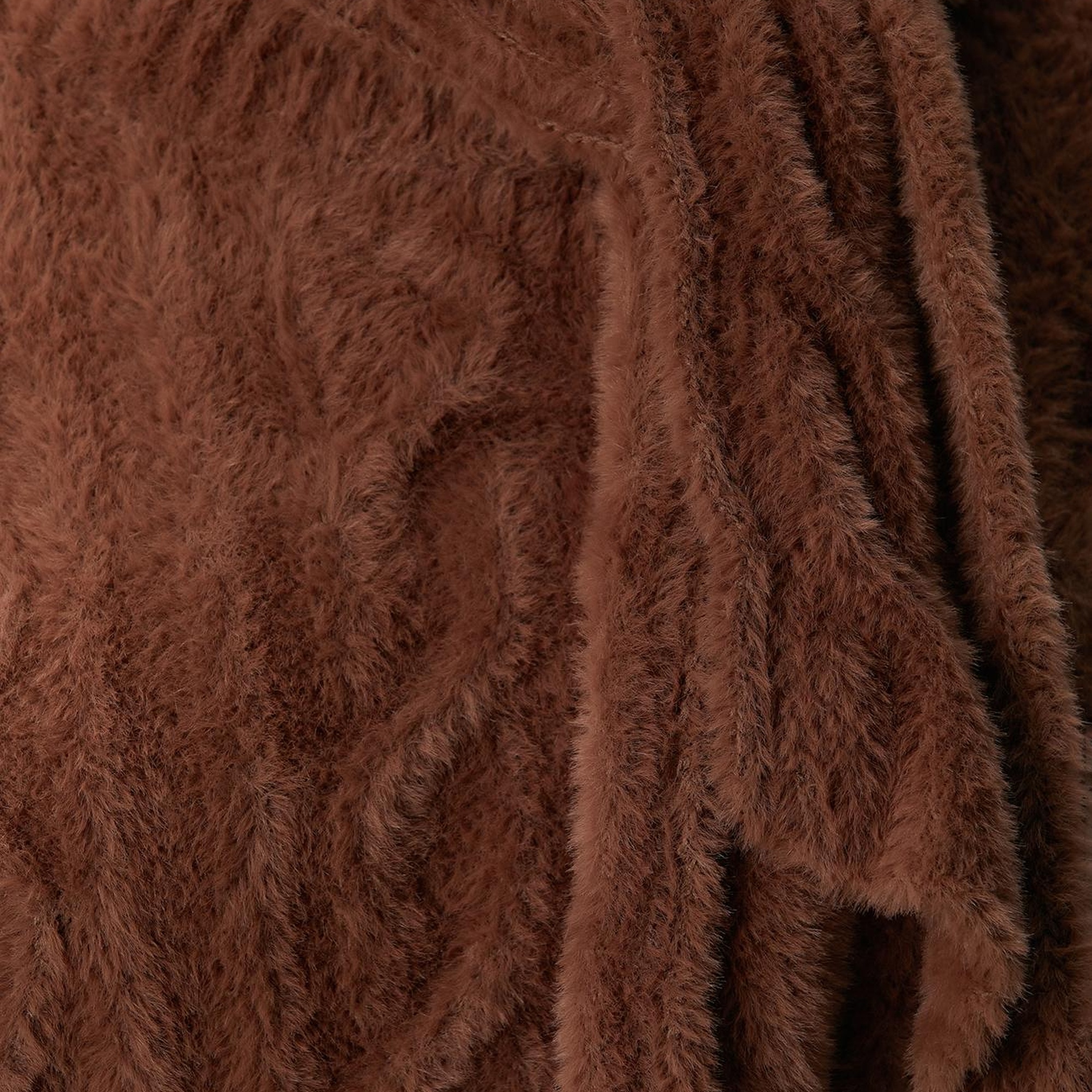 Network Kadın Acı Kahve Saç Örgü Kazak