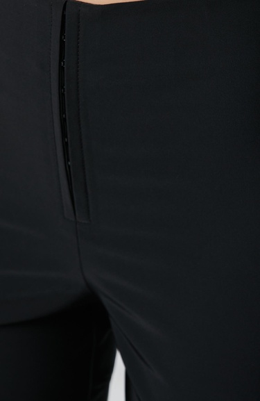  Network Kadın Siyah Agraf Detaylı Pantolon