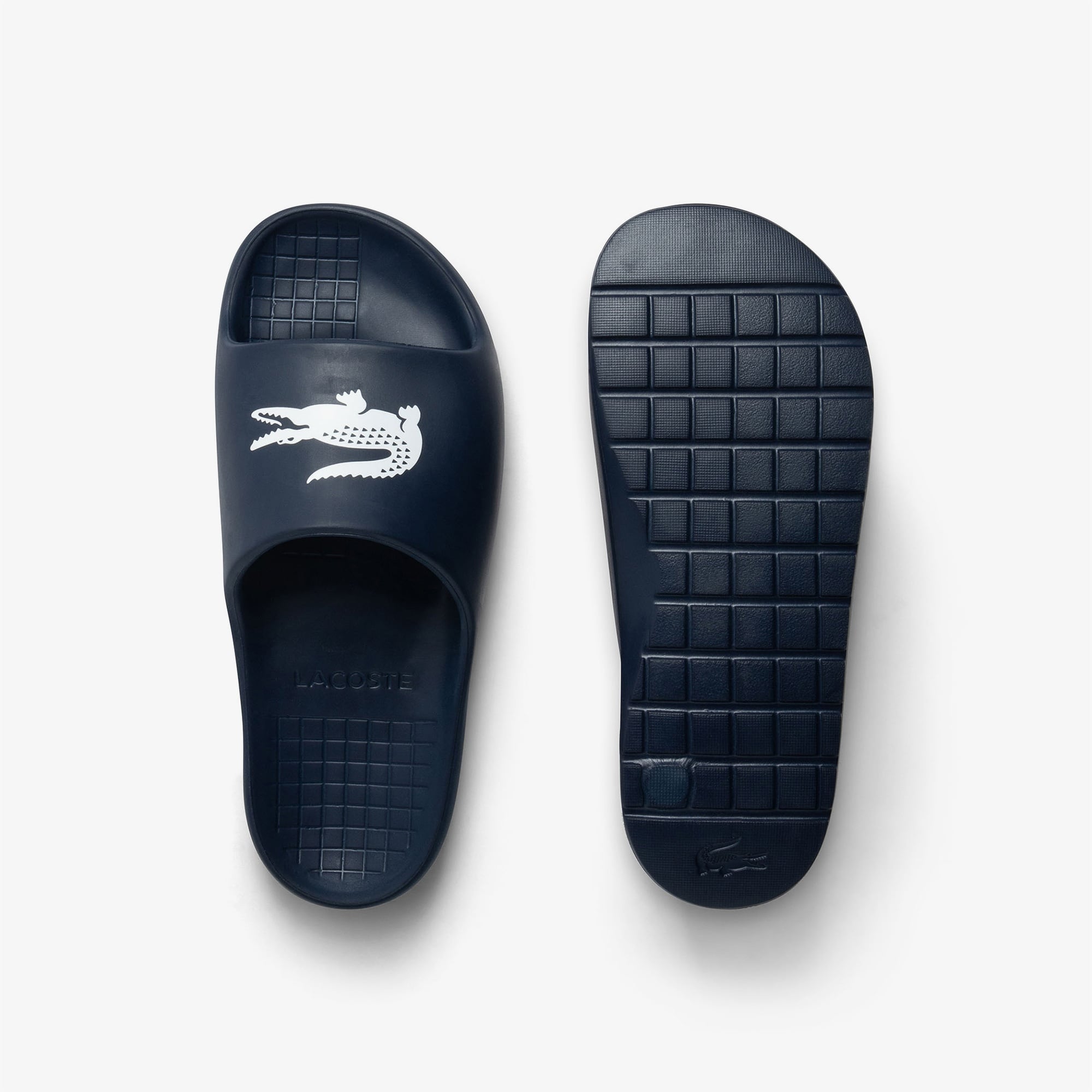 Lacoste Serve Slide 2.0 Erkek Mavi Terlik